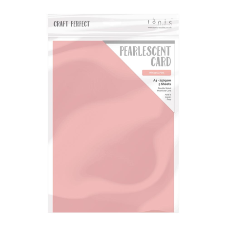 Tonic Craft Perfect - Pearlescent Card A4 Princess Pink