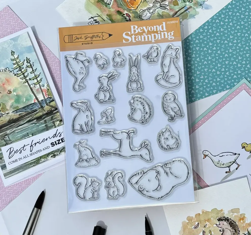 Beyond Stamping - Storybook Animals 1 Photopolymer Stamp Set by Josh Griffiths Studios