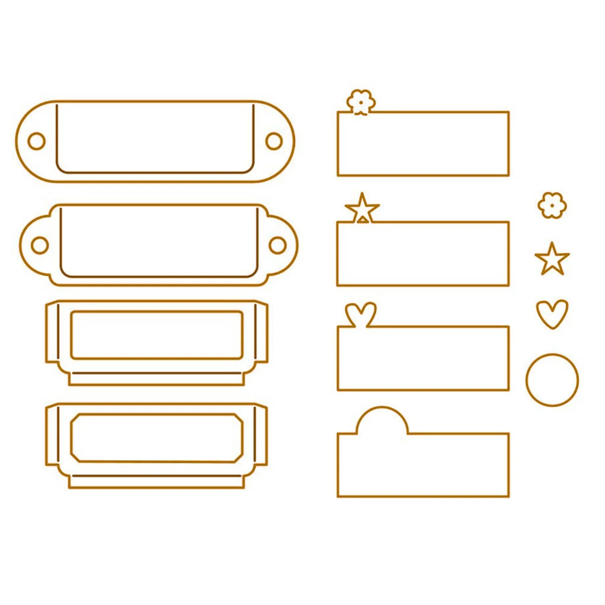 Creative Depot - Bundle - Biancas Etiketten & Etikettenhalter