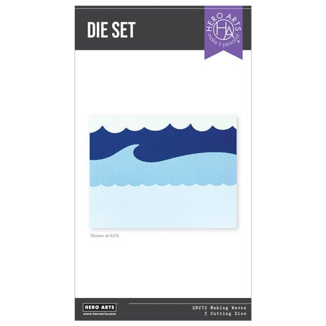 Hero Arts - Packed With Love Die Set Making Waves