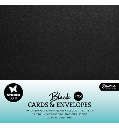 Cards & Envelopes Black Consumables nr.11 Cards & Envelopes Black Consumables nr.11