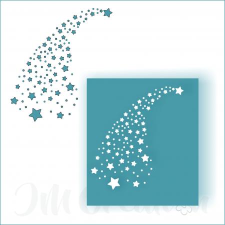 JM Creation - Stanzschablone - Sternfontäne