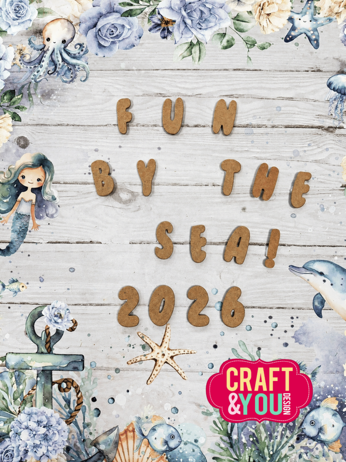 Craft & You Design - Bubble Alphabet Dies