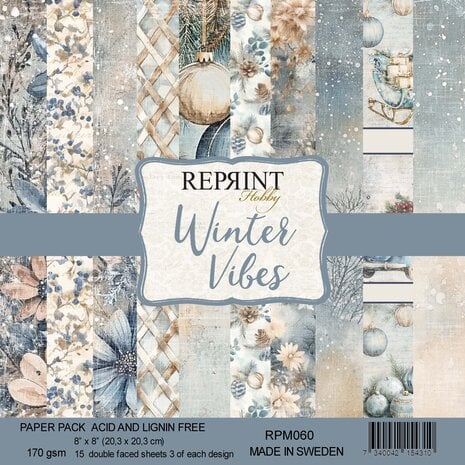 Reprint - Winter Vibes 8x8 Inch Paper Pack
