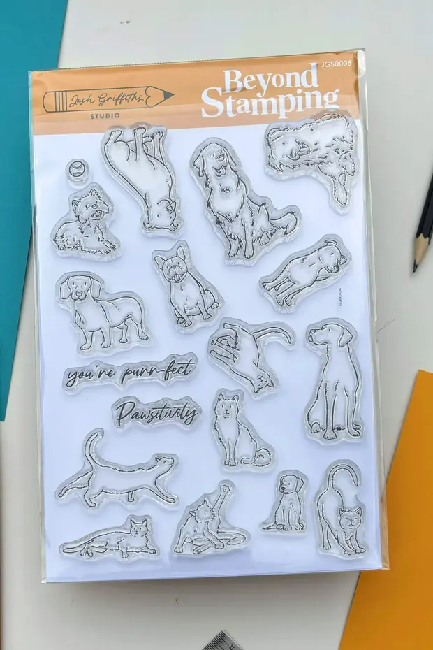 Beyond Stamping - Pawsitivity Photopolymer Stamp Set by Josh Griffiths Studios