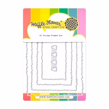 Waffle Flower- A7 Fringe Frames Die