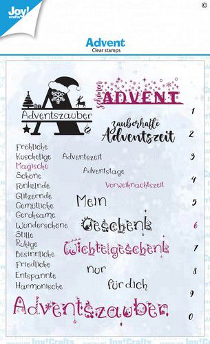 Joy! Crafts Clearstamp A6 - Clearstamps _ Advent (DE) KreativDsein Design