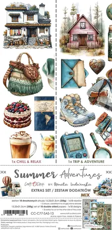 Craft O'Clock - Summer Adventures Extras Set Mix 