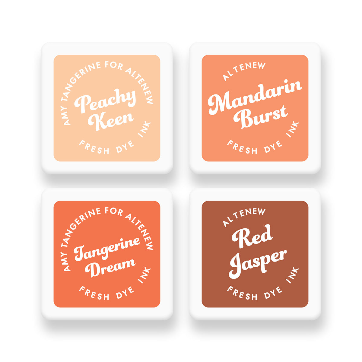 Altenew - Tropical Tango Fresh Dye Ink Mini Cube Set Altenew - Tropical Tango Fresh Dye Ink Mini Cube Set