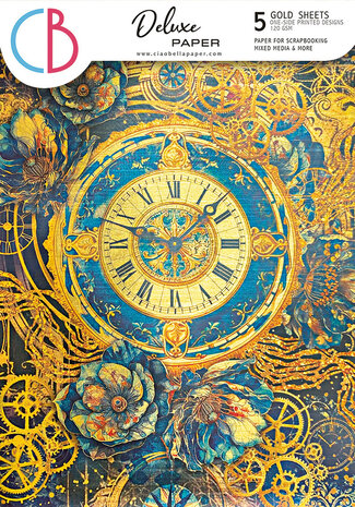 Ciao Bella - Celestial Paper Gold A4 Deluxe Paper Gold (5pcs)