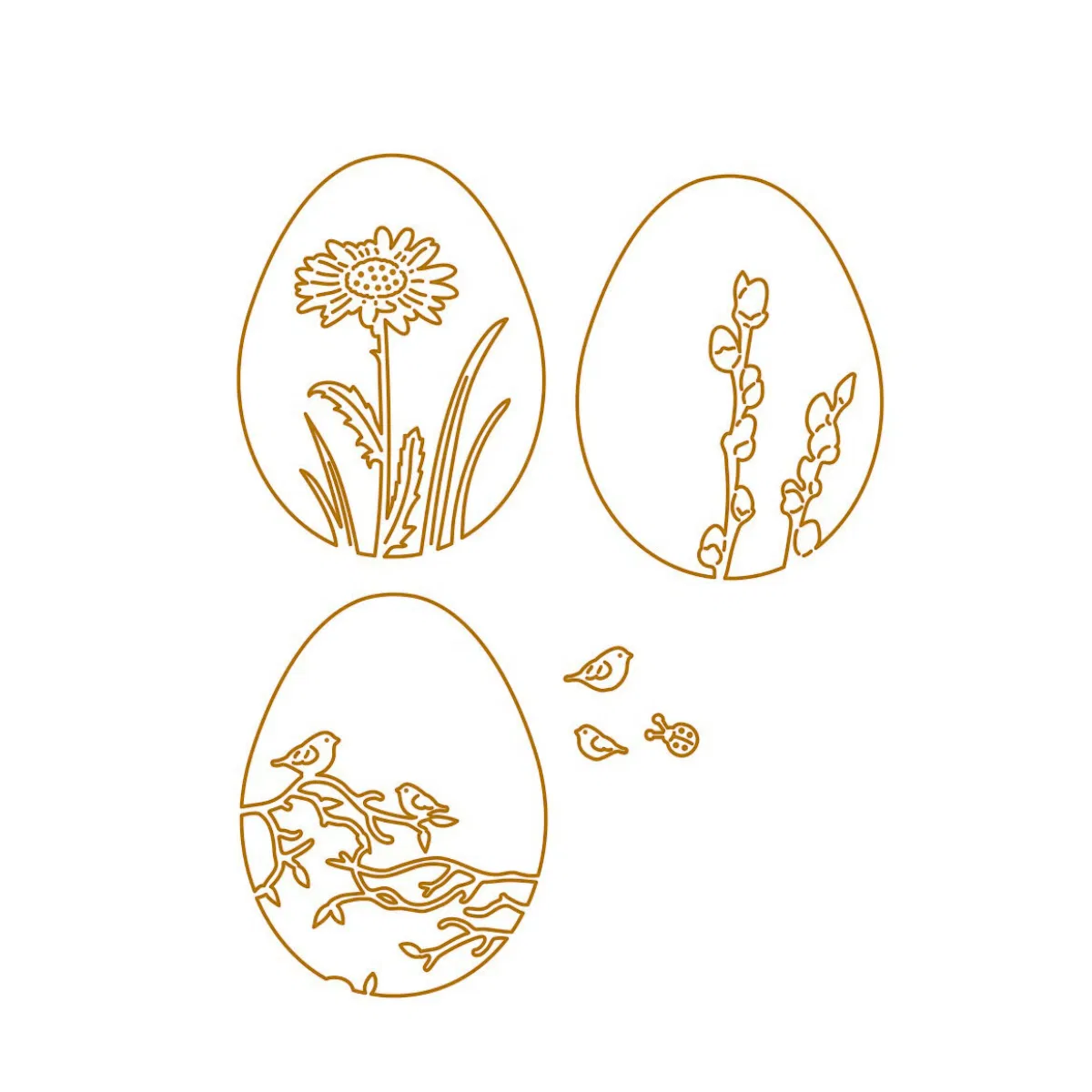 Creative Depot - Die - Negativ Ostereier - Frühling