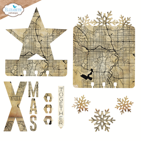 Elizabeth Craft  -  Winter Wanderlust Die Wintercards CardLab