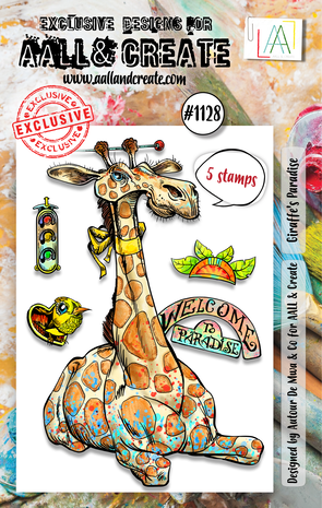 AALL and Create - Stamp Set A7 Giraffe's Paradise