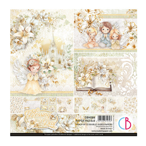 Ciao Bella - Blessing Day 8x8 Inch Paper Pad (12pcs)