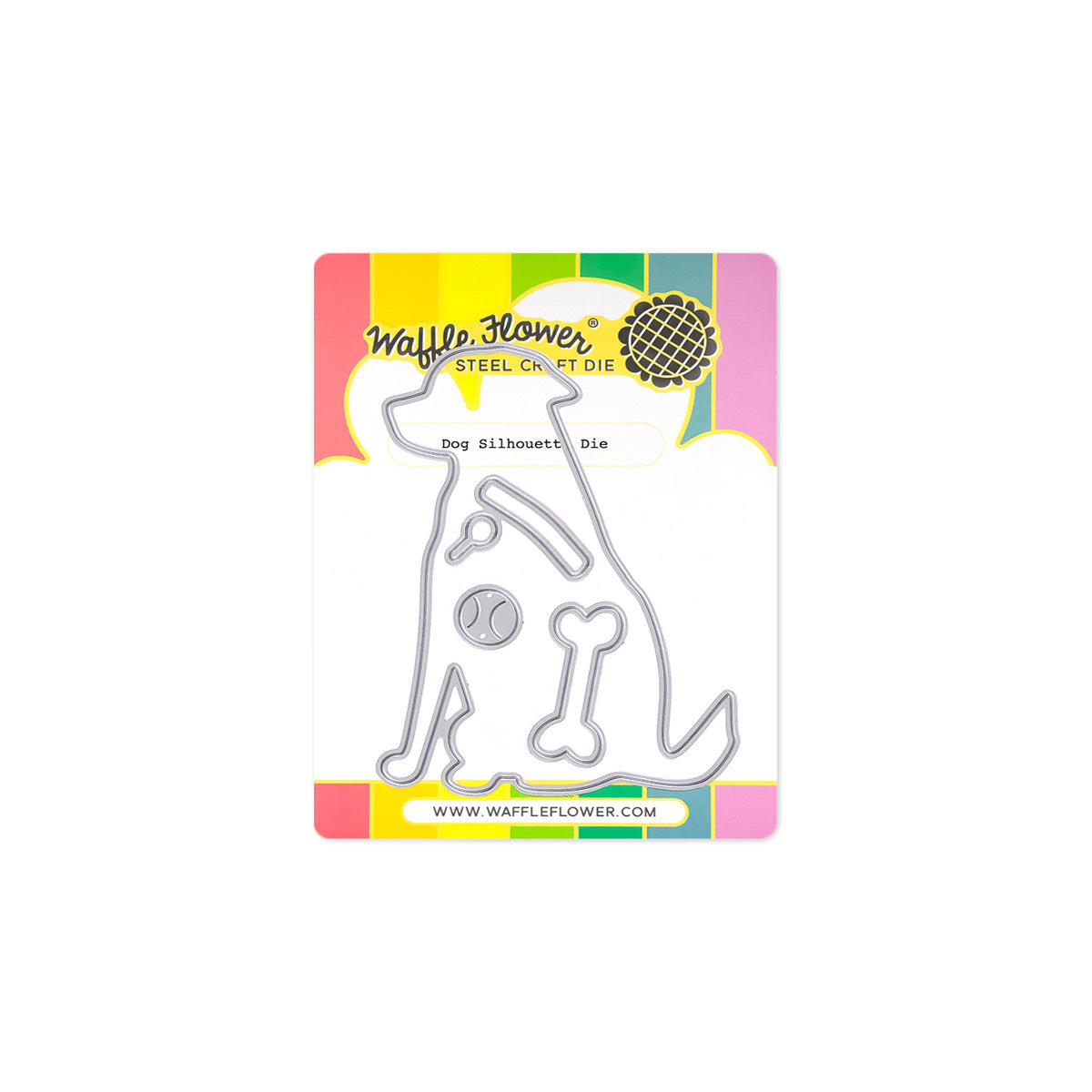 Waffle Flower - Dog Silhouette Die