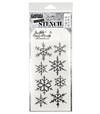 Tim Holtz - Snowflakes Tim Holtz Layering Stencil 