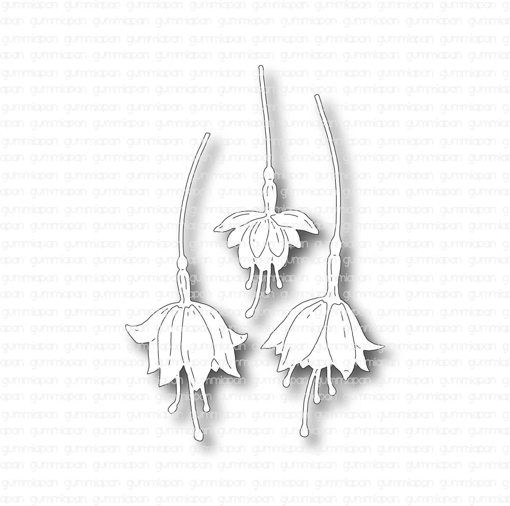 Gummiapan - Fuchsia Flowers