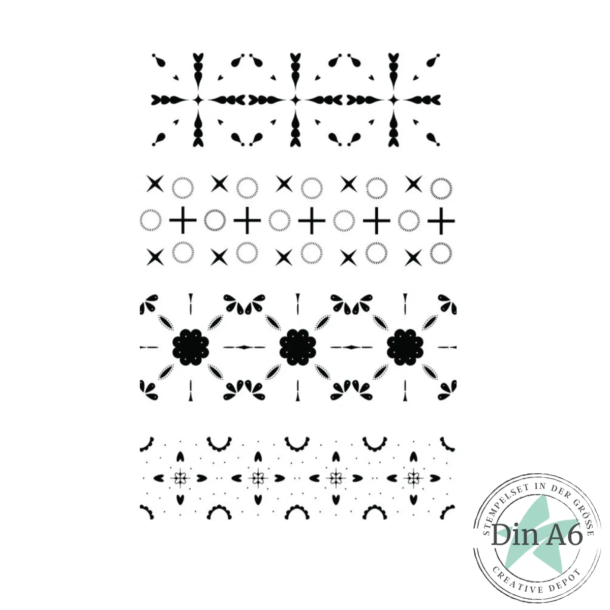 Creative Depot - Stempelset - Kachel-Liebe