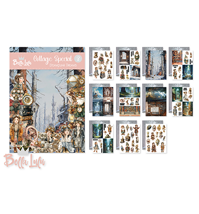 Bella Lulu - Collage Special boek Steampunk Dreams