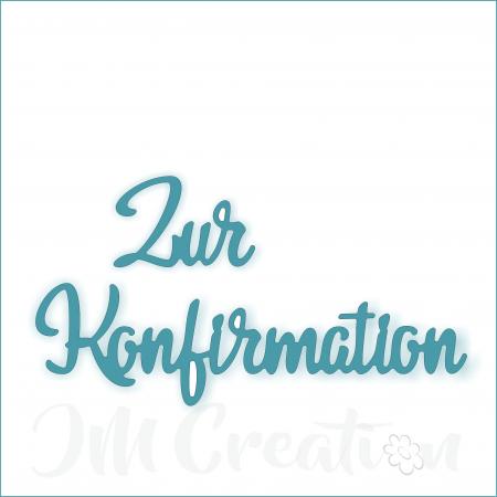 JM Creation - Stanzschablone - Zur Konfirmation