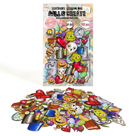 Aall and Create - Witchlets & Weirdlings A6 Ephemera Die-Cuts Creepy Curiosities  Aall and Create - Witchlets & Weirdlings A6 Ephemera Die-Cuts Creepy Curiosities