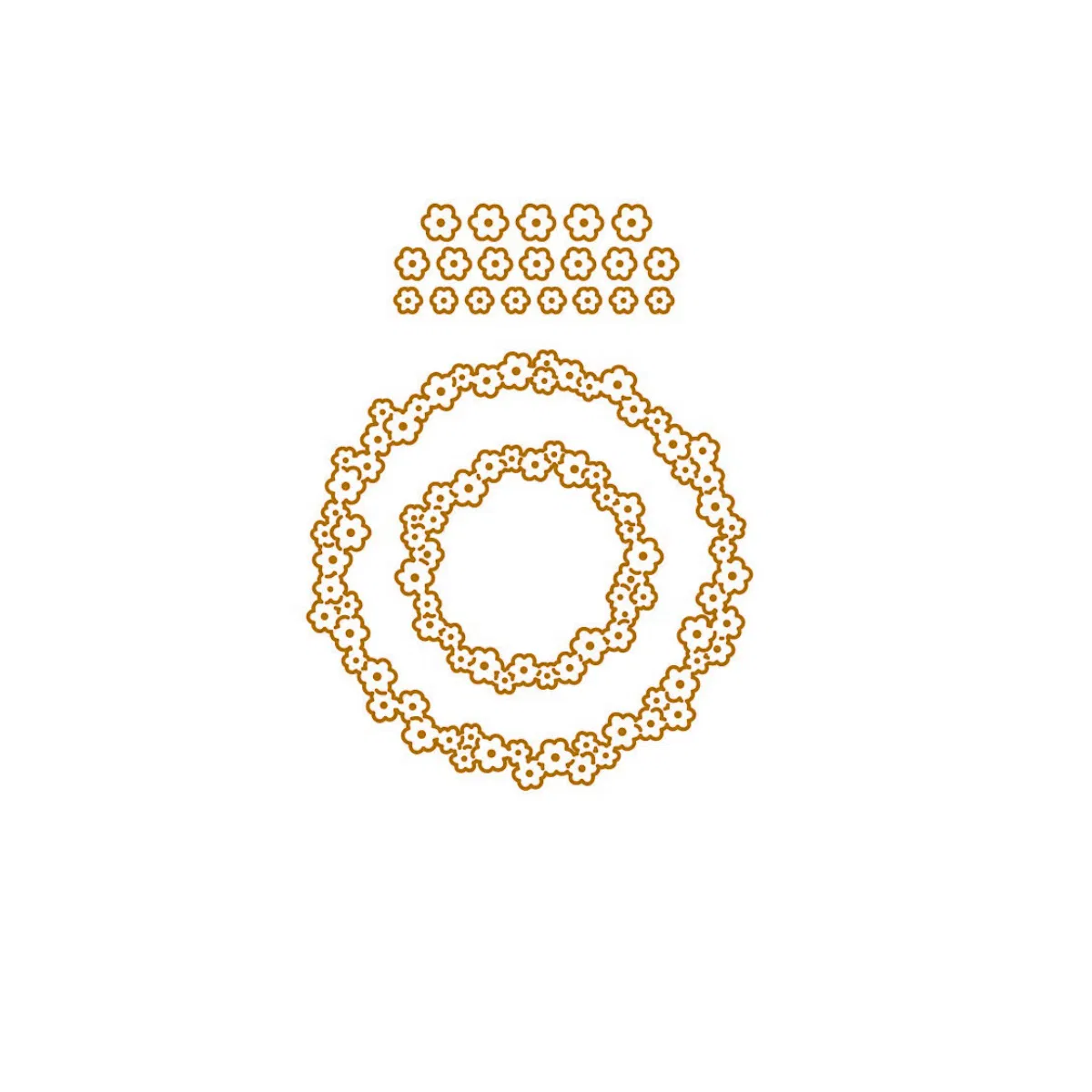 Creative Depot - Die - Feine Blütenkränze