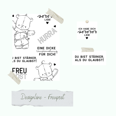 Creative Depot -  Stempelset - Designline - Freupost 
