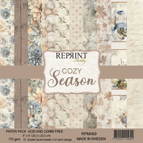 Reprint - Cozy Season 8x8 Inch Paper Pack Reprint - Cozy Season 8x8 Inch Paper Pack