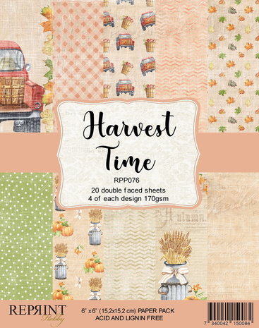 reprint-harvest-time-6x6-inch-paper-pack-rpp076