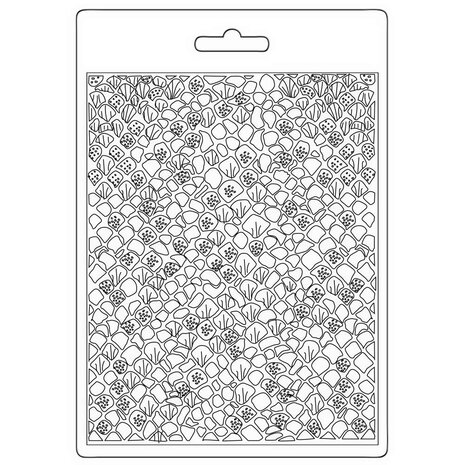 Stamperia - Songs of the Sea Soft Mould A5 Mermaid Scales