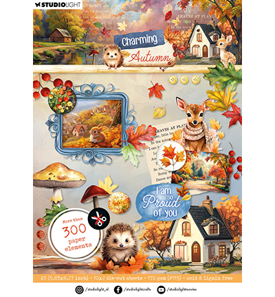 Studio Light - Paper elements Charming Autumn nr.363