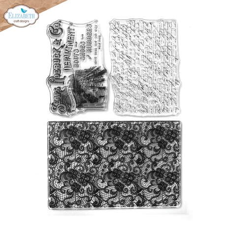 Elizabeth Craft Designs - Mr. & Mrs. Stamps Laced Stamp Elizabeth Craft Designs - Mr. & Mrs. Stamps Laced Stamp