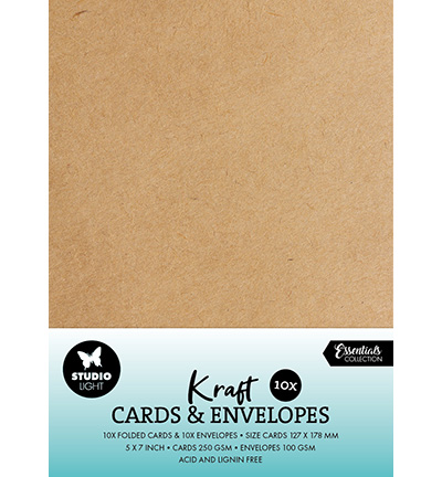 Cards & Envelopes Kraft Consumables nr.08