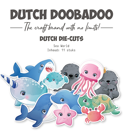 Dutch Doobadoo  Dutch Die-cuts Sea World Dutch Doobadoo  Dutch Die-cuts Sea World