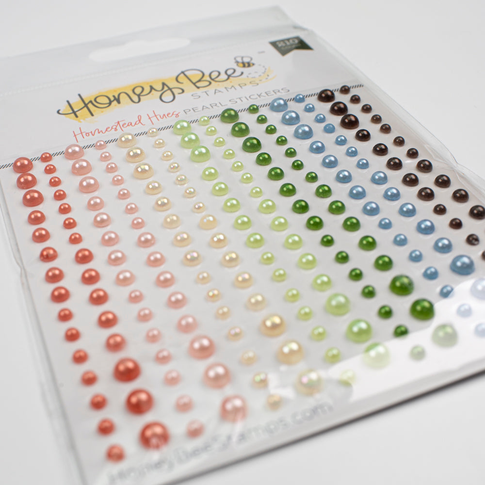 Honey Bee - Homestead Hues - Pearl Stickers - 210 Count