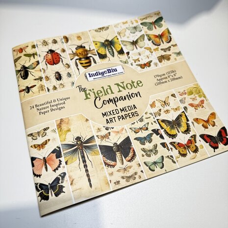 IndigoBlu - Field Note Companion 8x8 Inch Paper Book  IndigoBlu - Field Note Companion 8x8 Inch Paper Book