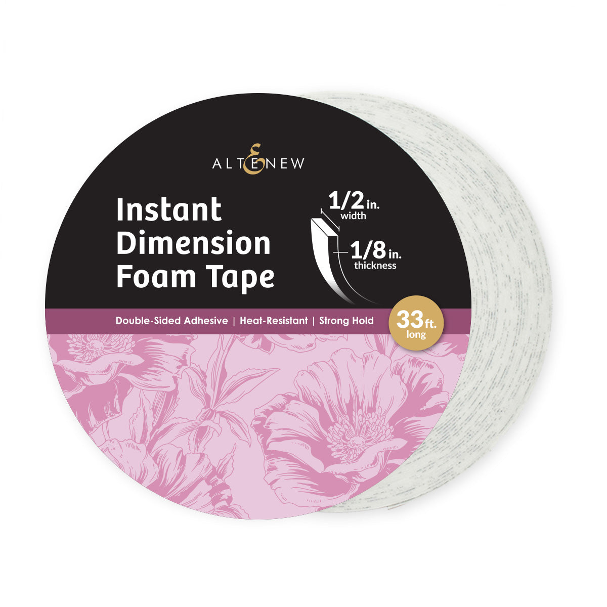 Altenew - Instant Dimension Foam Tape - 1/8'' x 1/2'' x 10m Altenew - Instant Dimension Foam Tape - 1/8'' x 1/2'' x 10m