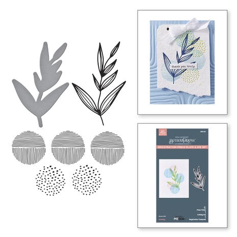 Spellbinders - Modern Botanicals Betterpress Plates & Die Set Growing 