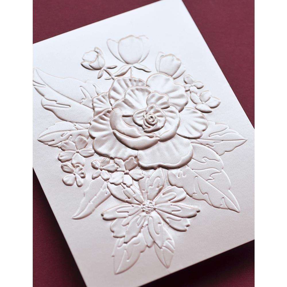 Memory Box 3D Embossing Folder And Die - Cheerful Floral 