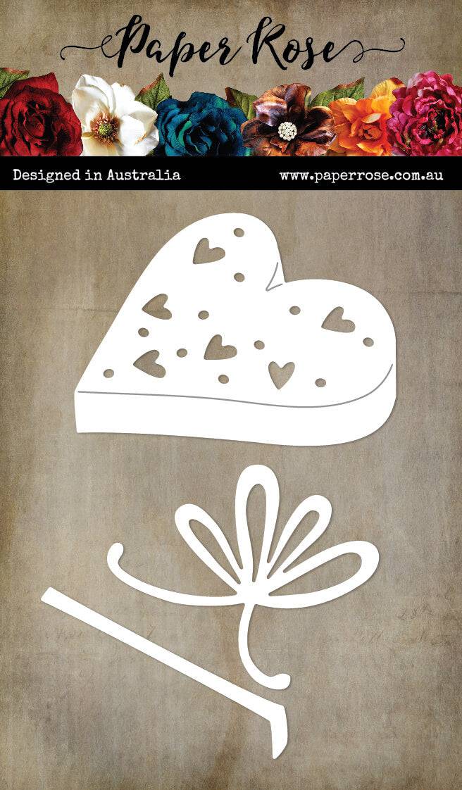 Paper Rose - Chocolate Box Metal Cutting Die