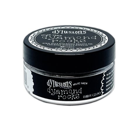 Ranger - Dyan Reaveley Dylusions Dyamond Rocks White Linen 25g Ranger - Dyan Reaveley Dylusions Dyamond Rocks White Linen 25g