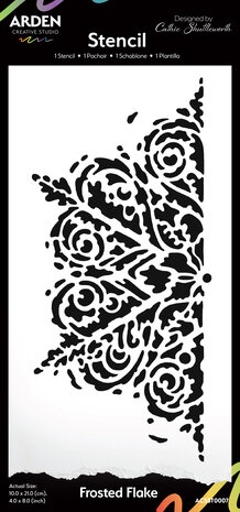 Arden Creative Studio - Frosted Flake 4x8 Inch Stencil