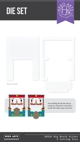 Hero Arts - Crackin' Christmas Die Set Big Mouth Slider