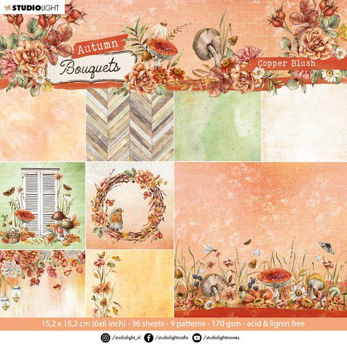 Studio Light Paper Pad Autumn Bouquet nr.107