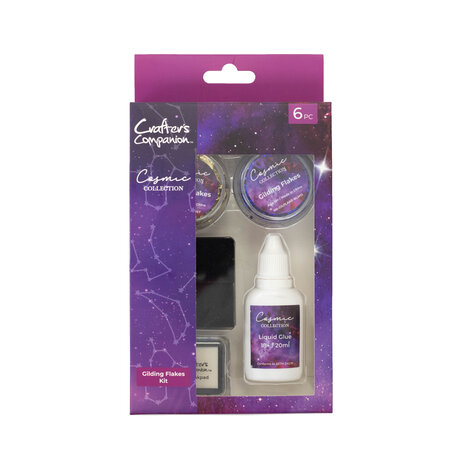Crafters Companion - Cosmic Collection Gilding Flakes Kit (6pcs)
