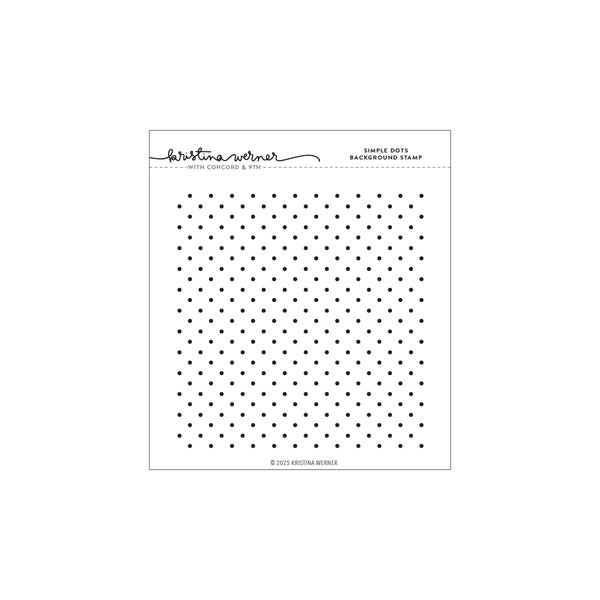 Concord & 9th -  Simple Dots Background Stamp