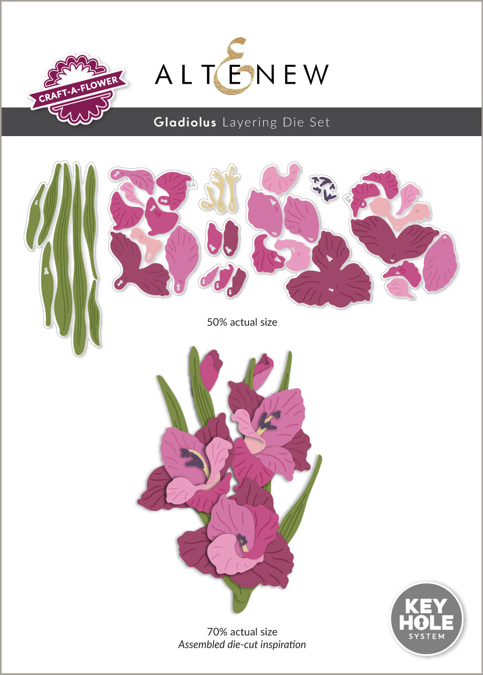 Altenew - Craft-A-Flower: Gladiolus Layering Die Set