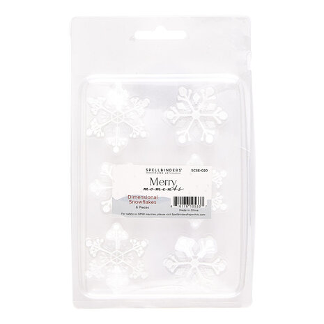 Spellbinders -Merry Moments – Dimensionale Schneeflocken