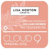 Lisa Horton Crafts Cloud 9 Matt Blending Ink Pad - Pimpernel Rose, Picked By William Morris