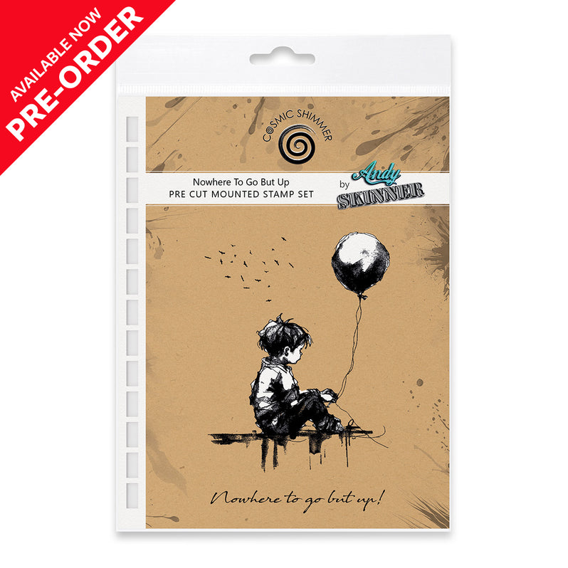 Andy Skinner - Nowhere To Go But Up Pre Cut Rubber Stamp Set